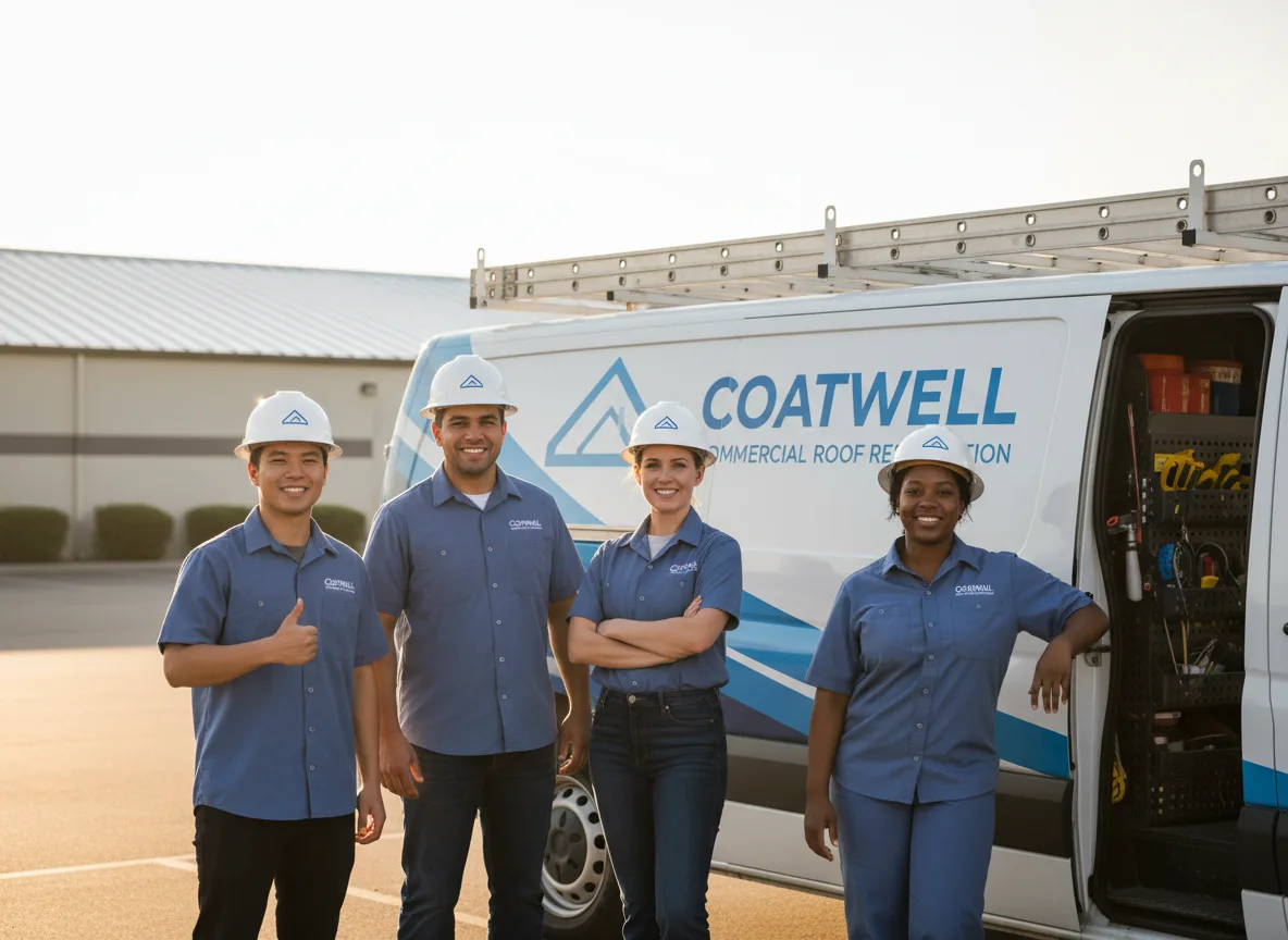 Commercial roof coating company in Springville, PA
